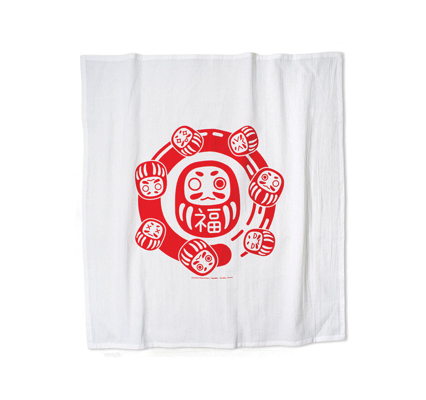 Daruma Dishtowel / Furoshiki gift