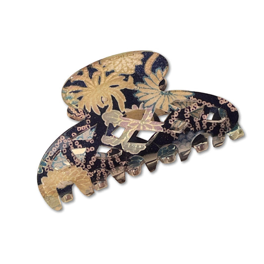 Chirimen Hair Claw accessories Red view 2