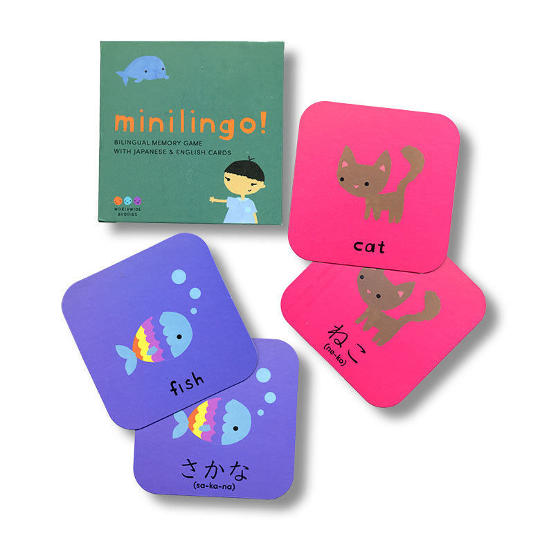 Minilingo Japanese/English Flashcards gift