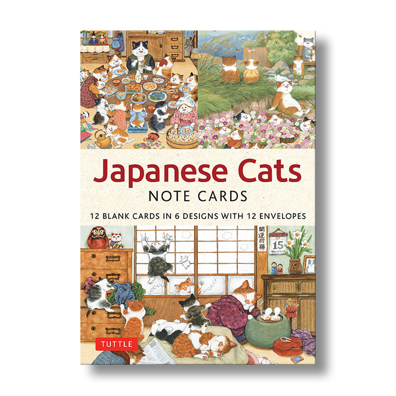 Japanese Cats Notecard set paper-stationery