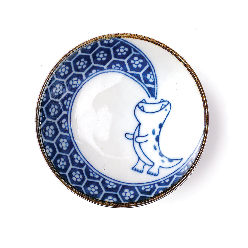 Blue Flame Dino Sauce Plate gift