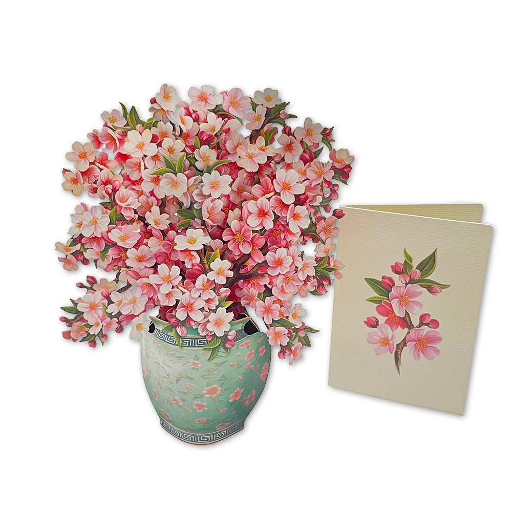 Mini Japanese Sakura Pop-up Card paper-stationery