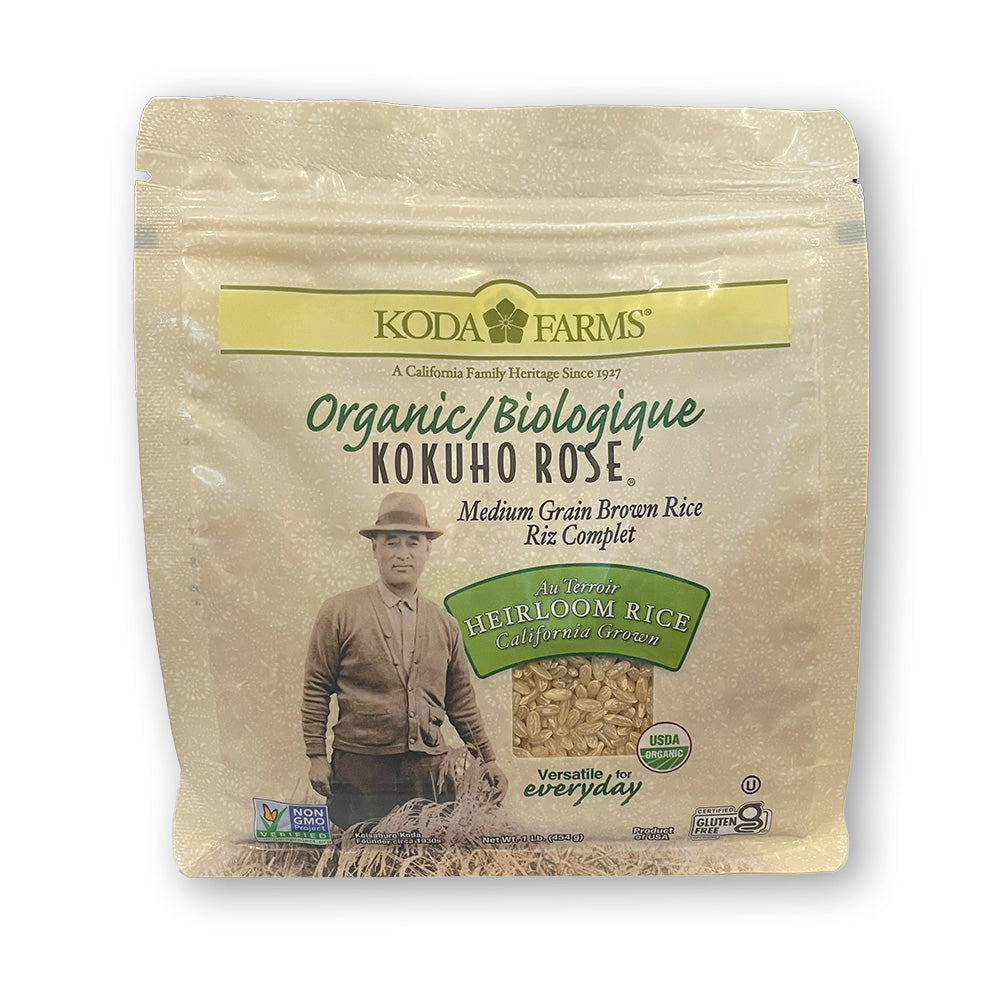 Koda Farms Heirloom Rice food Brown