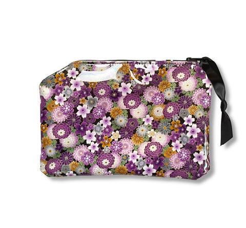 Purple Hana Kin Cosmetic Bag