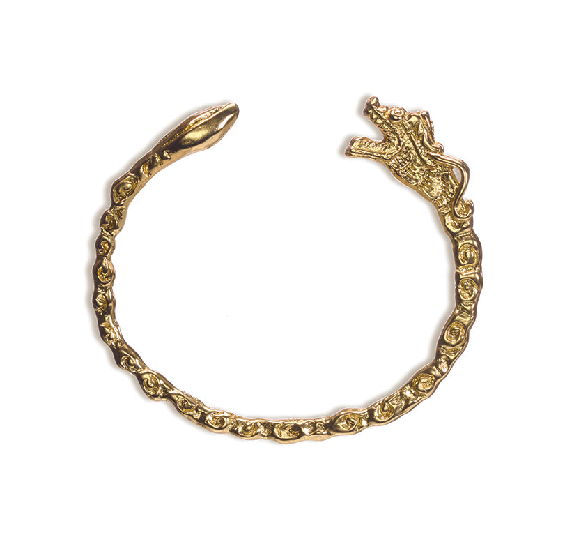 Brass Dragon Bracelet Cuff jewelry