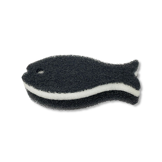 Black Fish Scrubber Sponge gift view 2