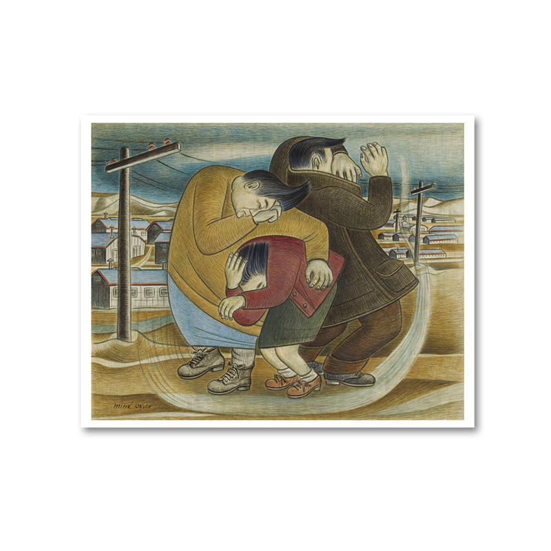 Print: "Wind and Dust" By Miné Okubo museum product 8"x 10"
