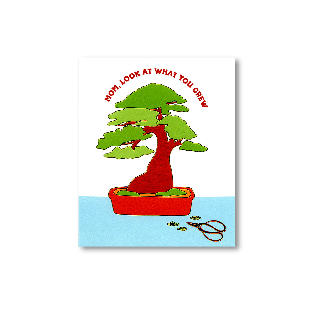 Bonsai Mother's Day Notecard paper-stationery