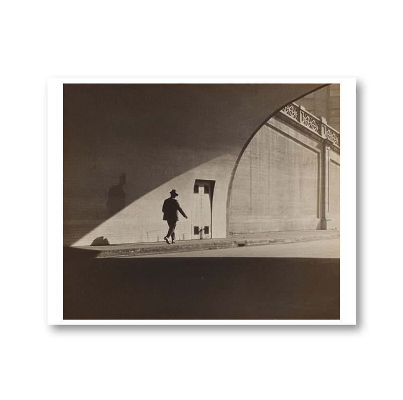 Print "Man Walking out of Tunnel" by J.T. Sata, 1930 museum product