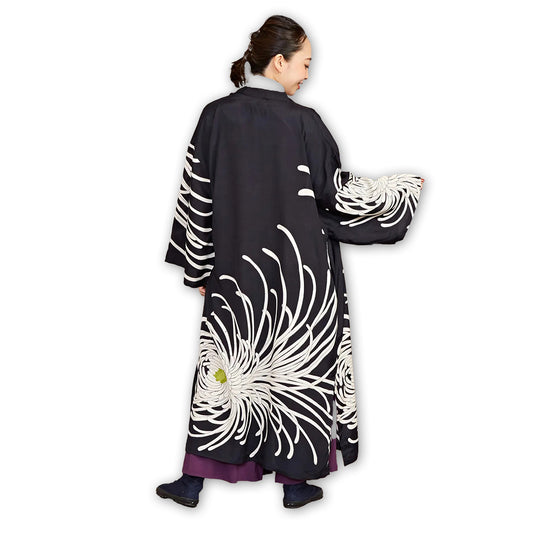 Long Floral Kimono Jacket apparel view 2