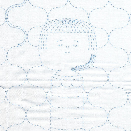 Sashiko Sampler Kit - Kokeshi Pattern gift view 2