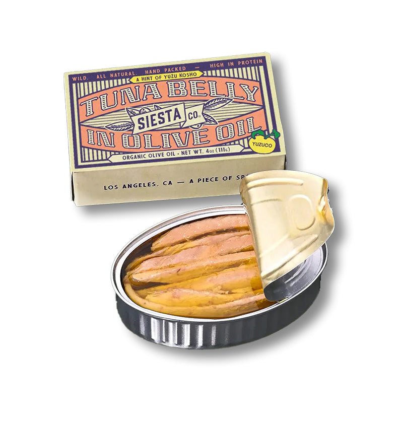 Tuna Belly in Yuzu Kosho food