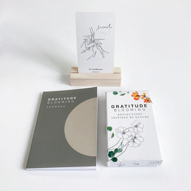 Gratitude Gift Set (Deck, Journal, & Stand) Democracy Center
