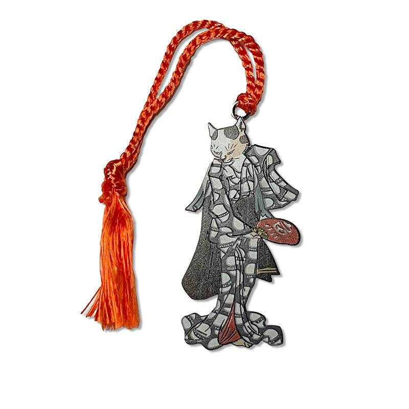 Geisha Cat Bookmark gift