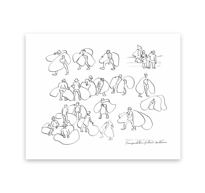 Print "Transportation of Mattresses" by Miné Okubo museum product Default Title