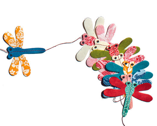 Dragonfly Paper Garland paper-stationery view 2