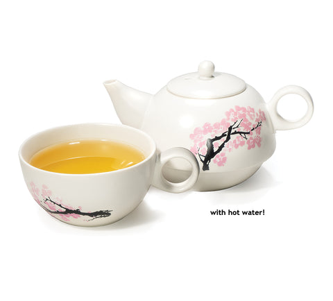 Blooming Blossom Tea pot and Cup