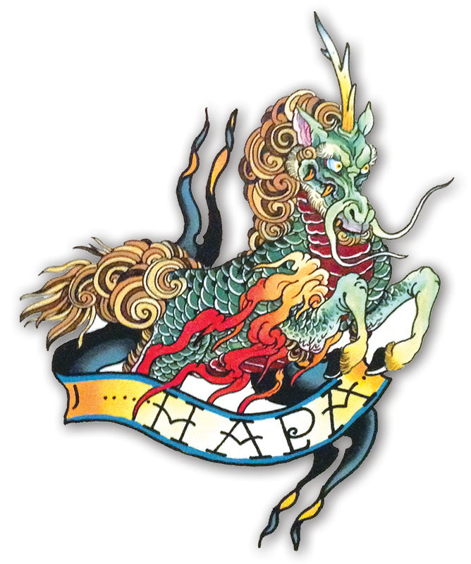 Hapa Kirin Temporary Tattoo museum product