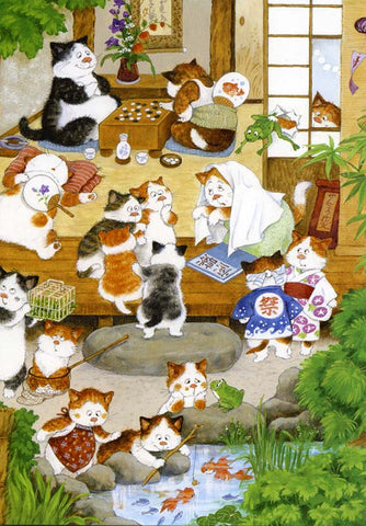 Japanese Cats Notecard set