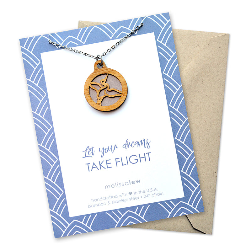 Crane Mon Bamboo Pendant jewelry