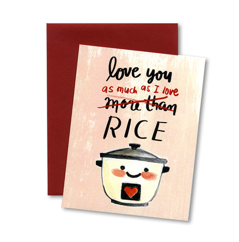 Love Rice Notecard