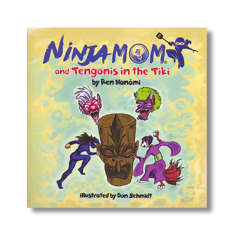 Ninja Mom and Tengonis in the Tiki book