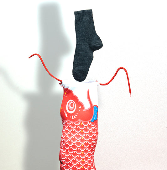 Koinobori Travel Laundry Bag gift Red view 2