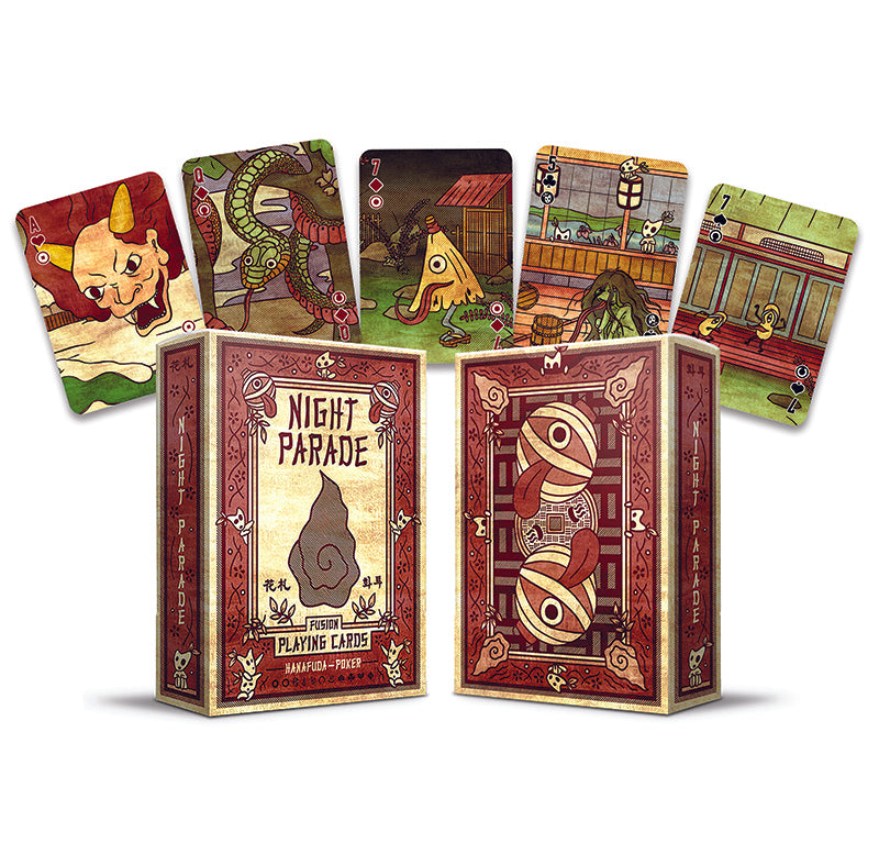 Night Parade Yokai Playing Cards gift