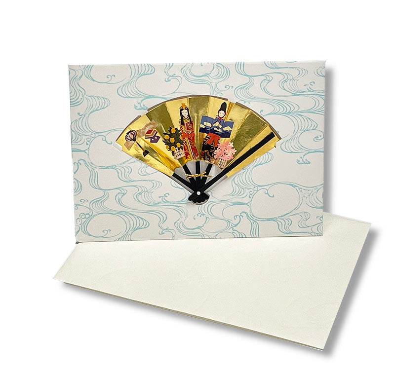 Hinamatsuri Fan Notecard paper-stationery