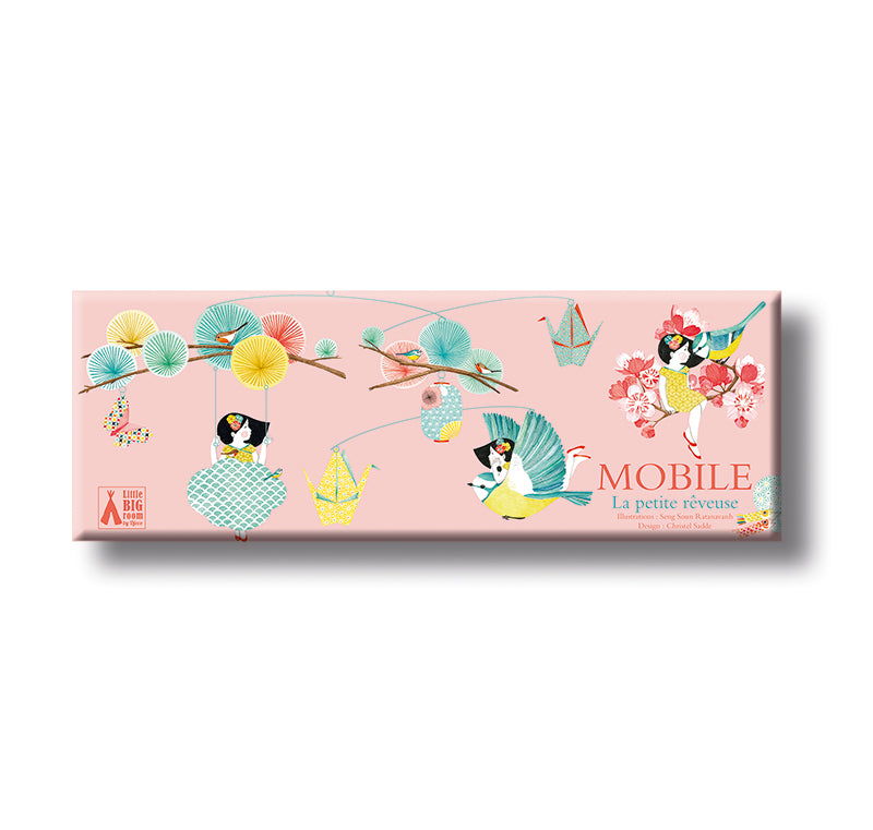 Dreamy Girl and Crane Mobile* gift