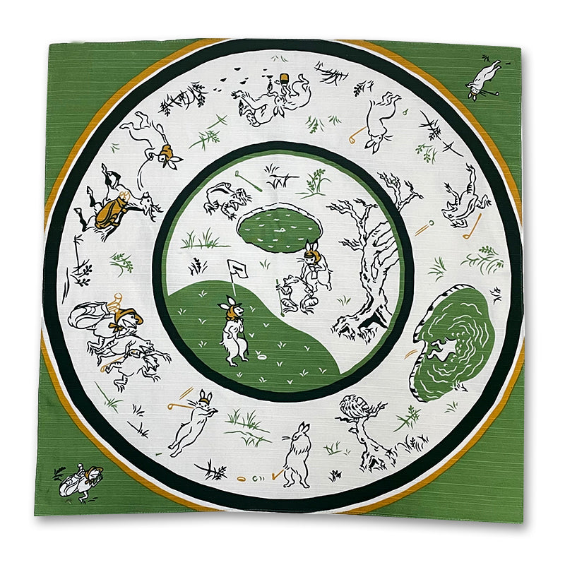 Choju-Giga Golf Furoshiki gift