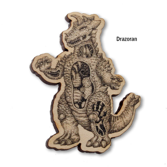 Mark Nagata Wooden Kaiju Pins gift view 2