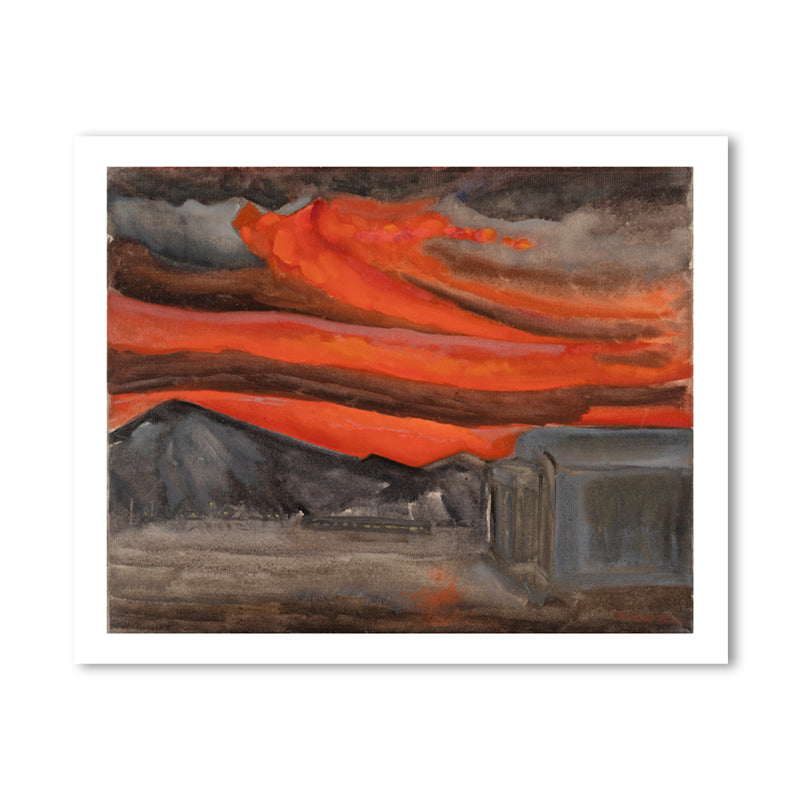 Print "Eastern Sky 7:50 A.M., Feb 25, 1945" By Hisako Hibi museum product