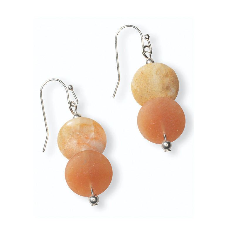 Zen Garden Stone Earrings jewelry Default Title