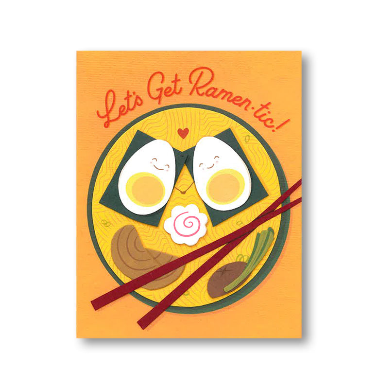 Let's Get Ramen-tic Notecard paper-stationery Default Title