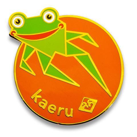Kaeru Pin-Jump Back to JANM (Orange) museum product