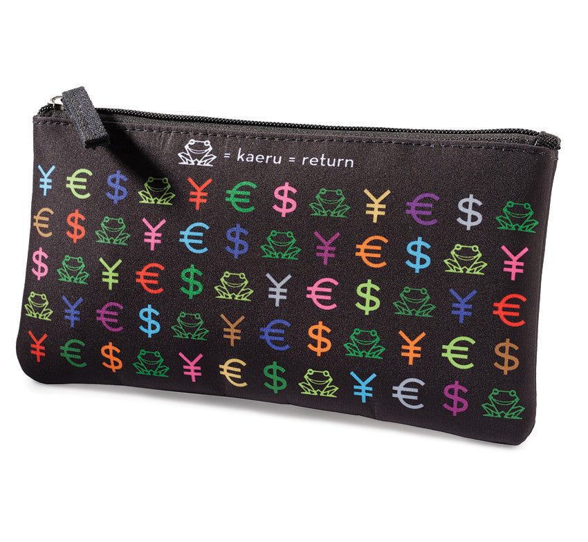 Lucky Kaeru Zipper Pouch museum product