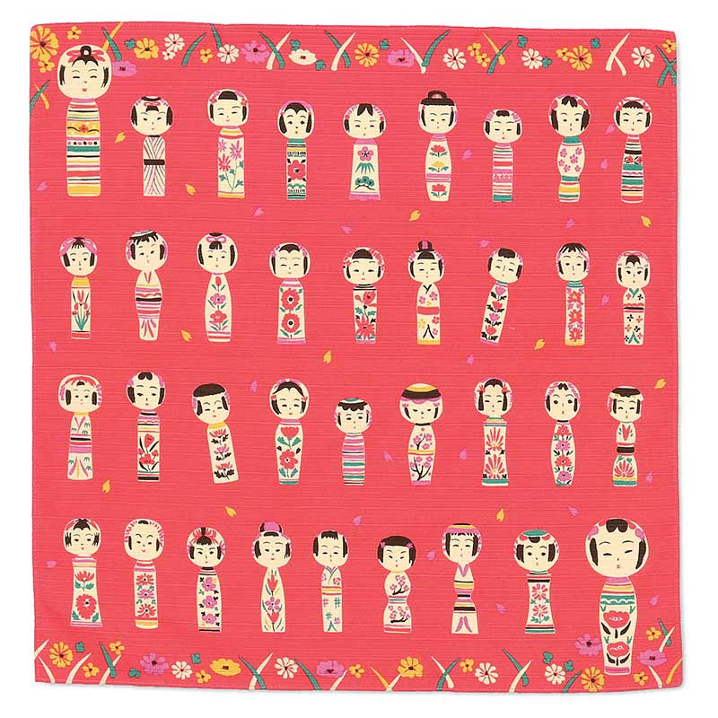 Kokeshi Furoshiki gift