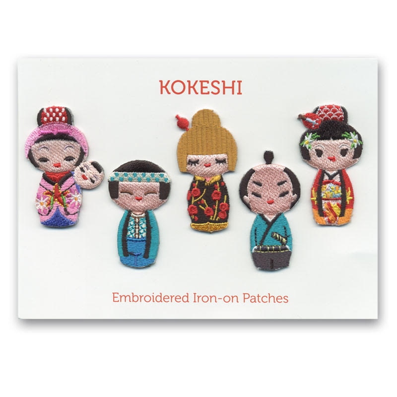 Kokeshi Mini Patches gift