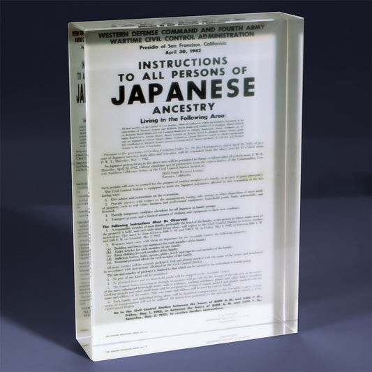 Instructions Paperweight museum product view 2