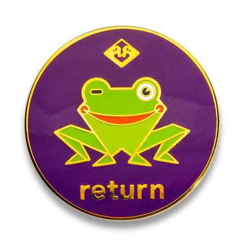 Kaeru Pin-Return (Purple) museum product