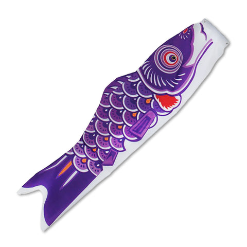 36" Poly Koinobori (Carp Kite) purple