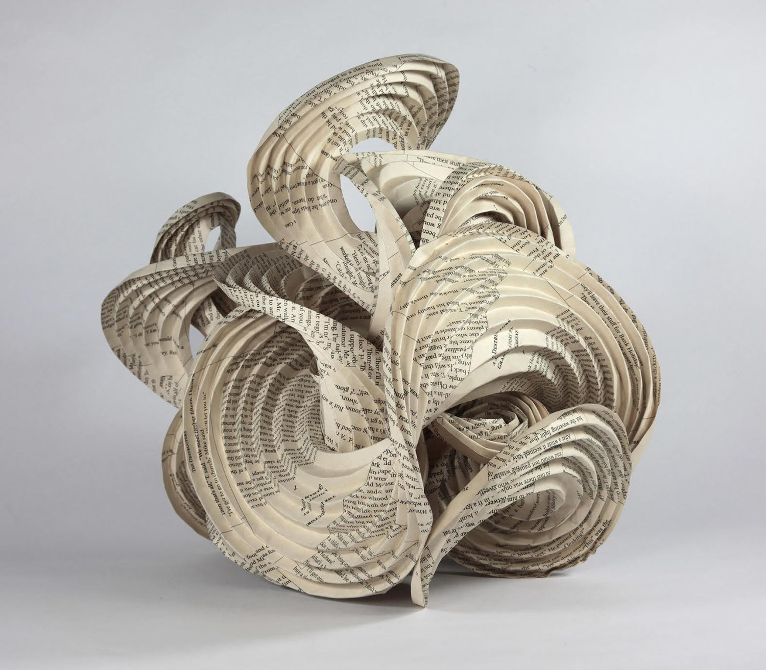 Paper sculpture from the cover of the book Folding Paper.