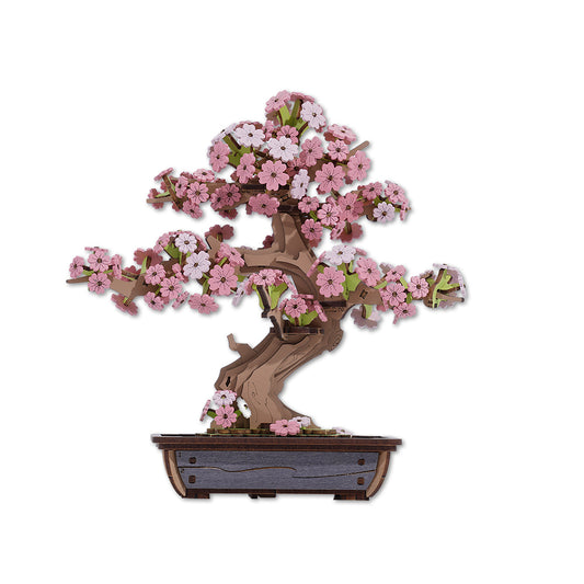 Assembled Cherry Blossom Bonsai Craft Kit