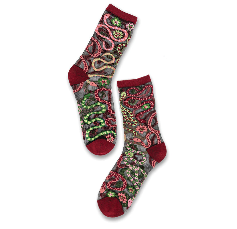 Slinky Sheer Snake Socks* – Japanese American National Museum Store