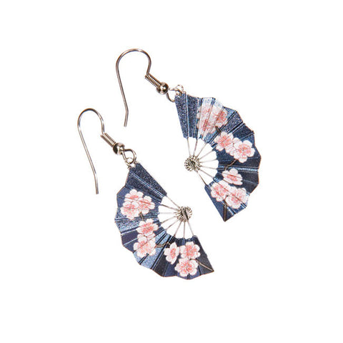 Cherry Blossom Fan Earrings