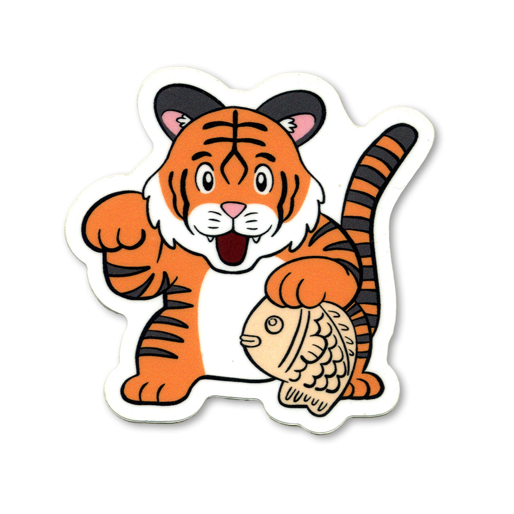 Zodiac Stickers by Ridge Hirano museum product Tiger