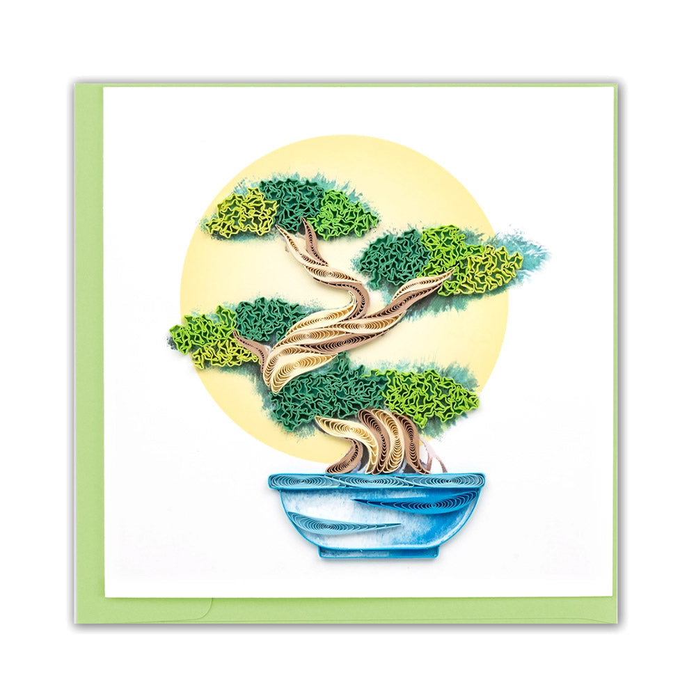 Quilling Card Bonsai Tree paper-stationery