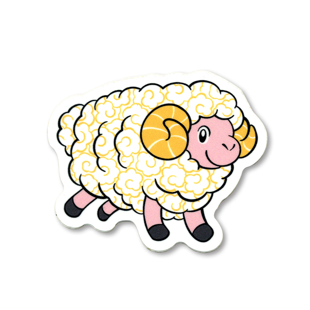 Zodiac Stickers by Ridge Hirano museum product Ram