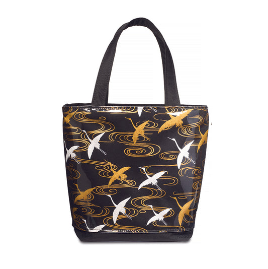 Yancha Cranes in Flight Small Tote